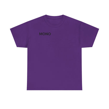 Mono Minimalist Graphic Tee — Small Chest Logo T‑Shirt