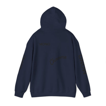 Hoodie — Minimal 'Chrome Mono' Logo Pullover