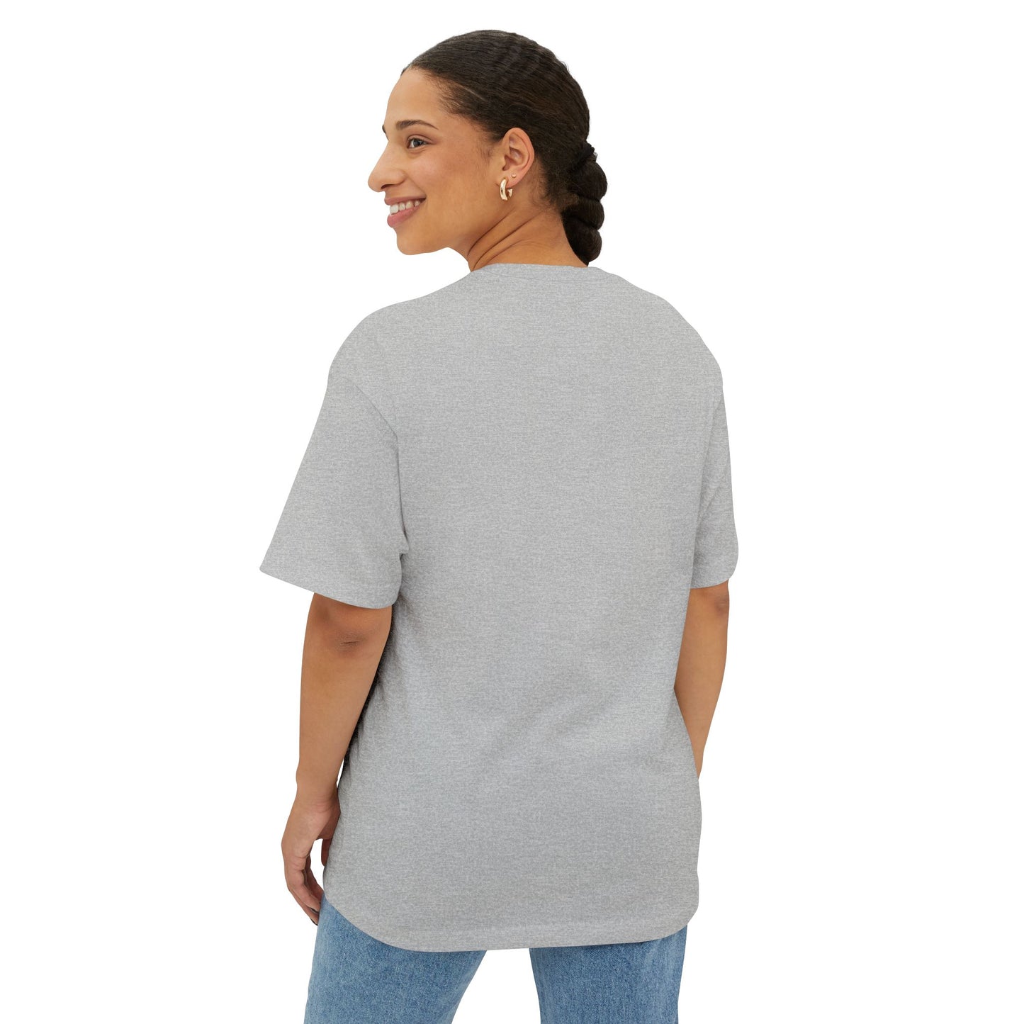 Mono Minimalist Tee — Simple Text Graphic Oversized T-Shirt