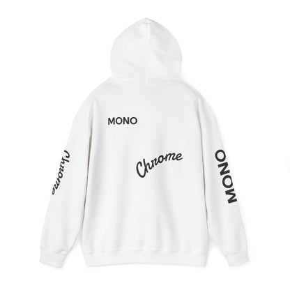 Hoodie — Minimal 'Chrome Mono' Logo Pullover
