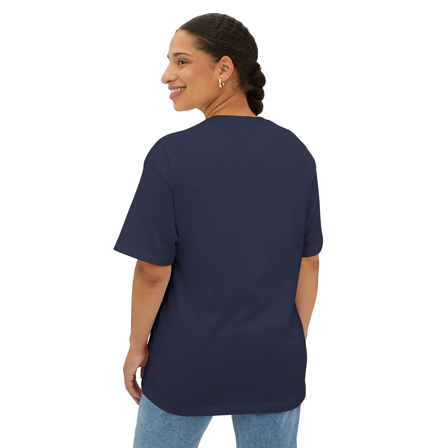 Mono Minimalist Tee — Simple Text Graphic Oversized T-Shirt