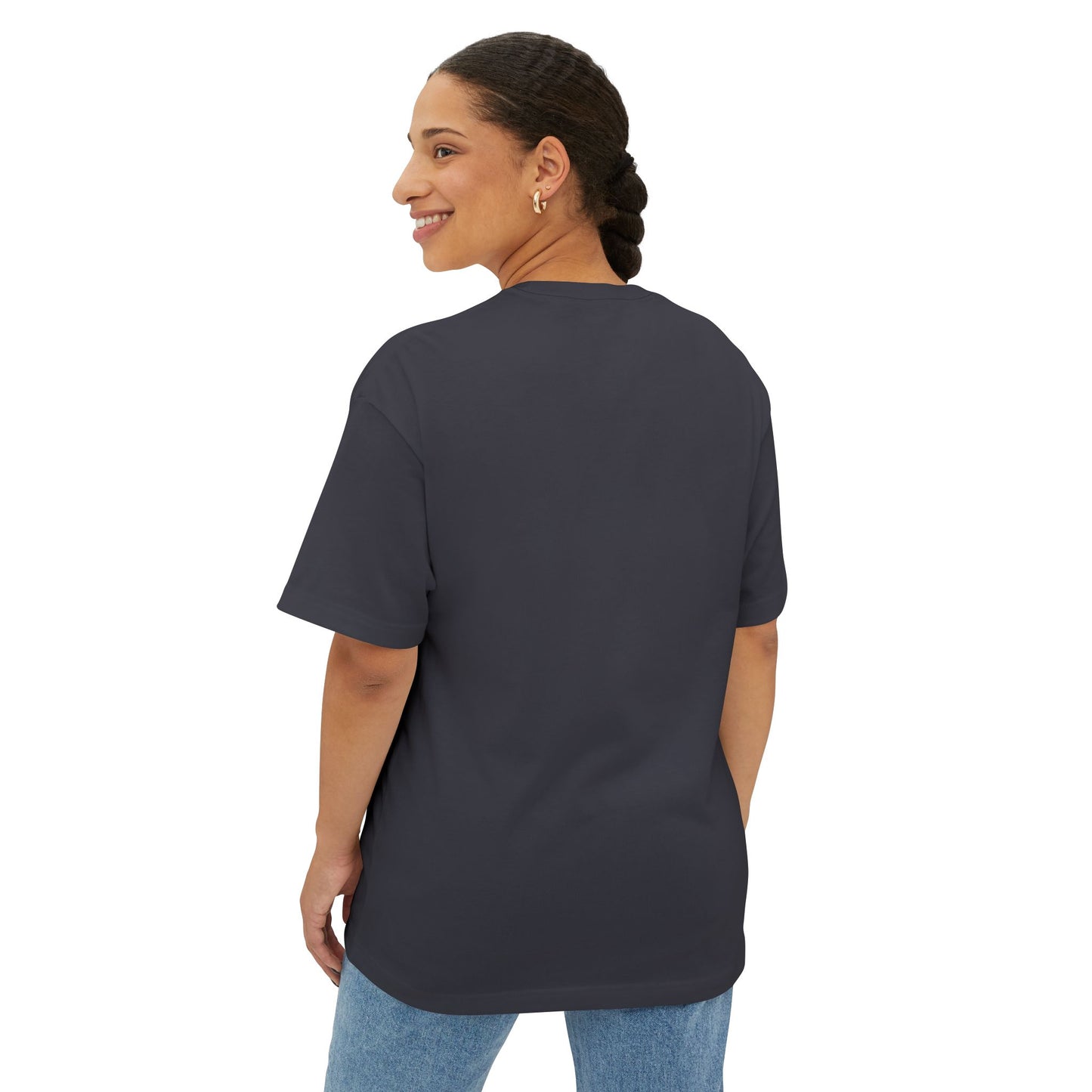 Mono Minimalist Tee — Simple Text Graphic Oversized T-Shirt