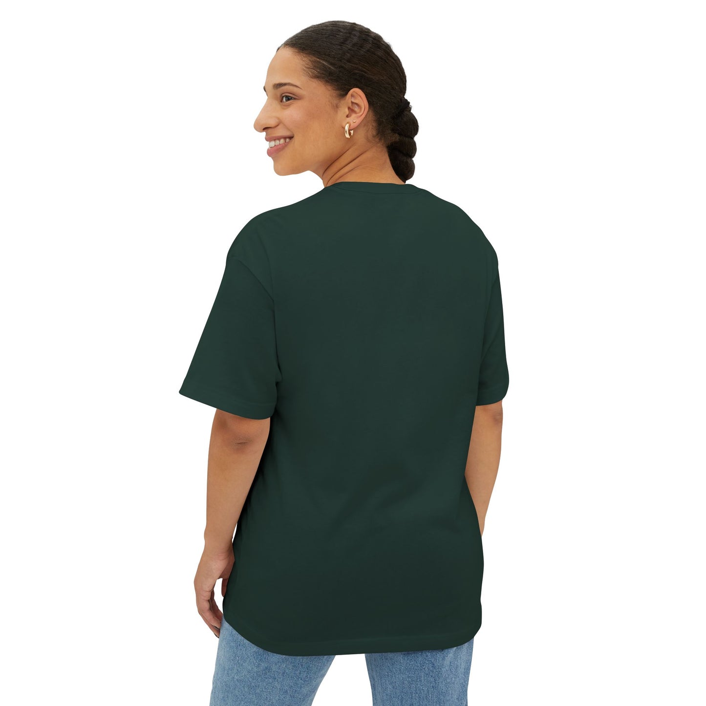 Mono Minimalist Tee — Simple Text Graphic Oversized T-Shirt