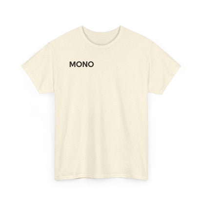Mono Minimalist Graphic Tee — Small Chest Logo T‑Shirt